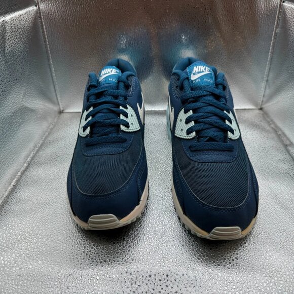 Size 11 Nike Air Max 90 Essentials Blue Womens Athletic Sneakers 616730-400 - Picture 6 of 12